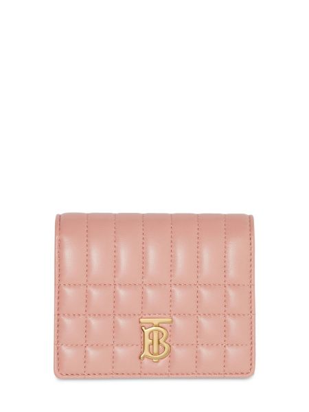 Læder kortholder Burberry pink