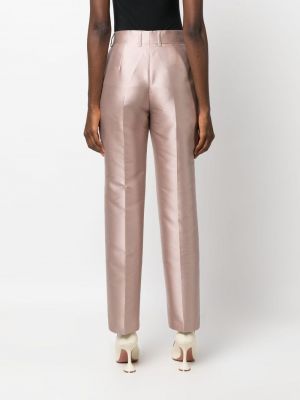 Kalhoty Alberta Ferretti růžové