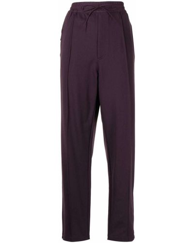 Teplákové nohavice Y-3 fialová