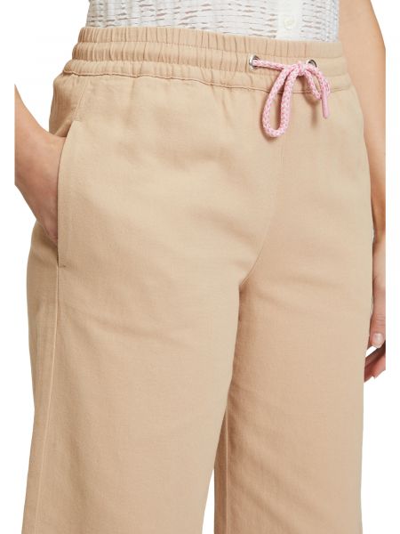 Pantaloni in tessuto Cartoon beige
