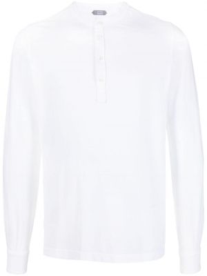 Polo majica Zanone bela