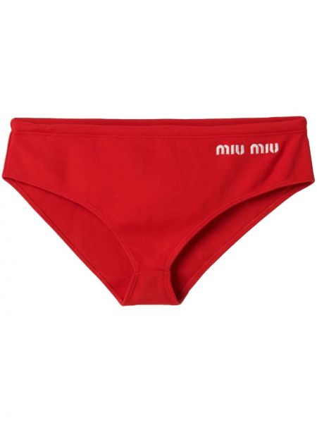 Bikini à imprimé Miu Miu