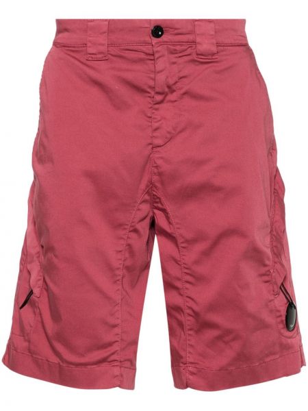 Bavlněné šortky cargo C.p. Company růžové