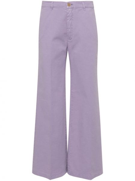 Pantaloni cu croială lejeră Forte_forte violet