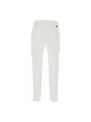 Pantalones chinos de algodón Fay blanco