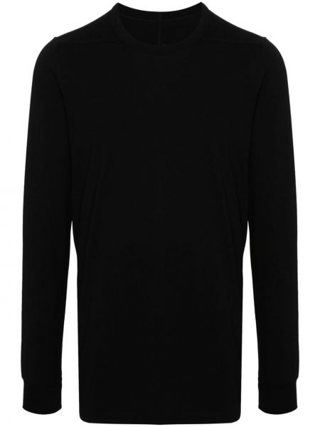 Bombažna majica Rick Owens črna