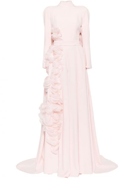 Dlouhé šaty Saiid Kobeisy růžové