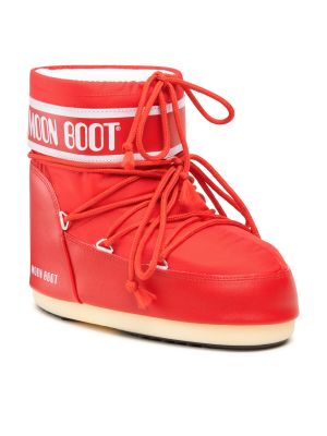 Najlonske čizme za snijeg Moon Boot crvena