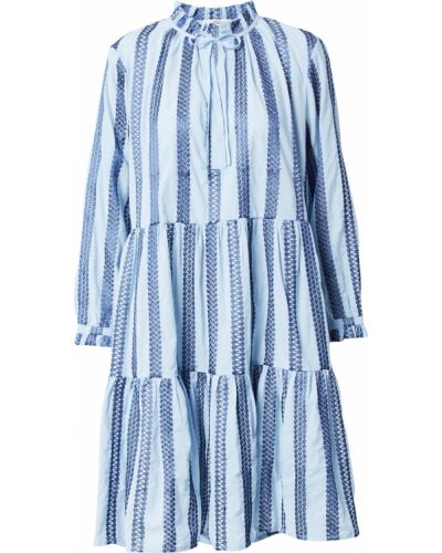 0039 Italy Košeľové šaty 'Milly'  svetlomodrá / modrá