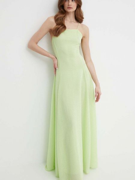 Sukienka długa Emporio Armani zielona