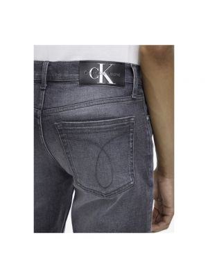 Szorty jeansowe Calvin Klein szare