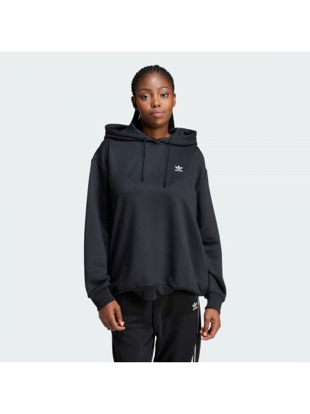 Bluza z kapturem oversize Adidas czarna