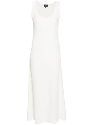 Αμάνικο φόρεμα A.p.c. λευκό