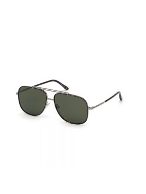Okulary przeciwsłoneczne Tom Ford srebrne
