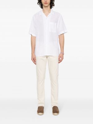 Košile s výšivkou Calvin Klein bílá