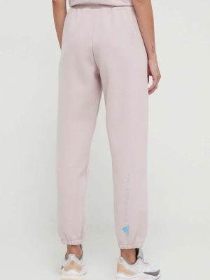 Sportovní kalhoty Adidas By Stella Mccartney růžové