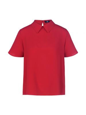Jedwabna bluzka Riani czerwona