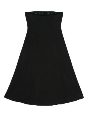 Sukienka koktajlowa w kratkę Semicouture czarna