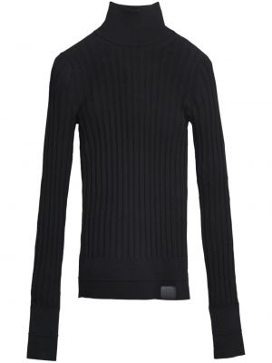 Džemperis ar augstu apkakli Marc Jacobs melns