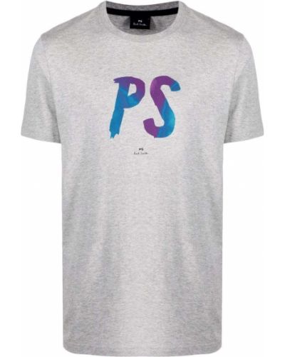 Camiseta con estampado Ps Paul Smith gris