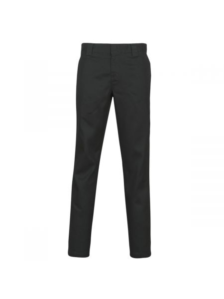 Spodnie slim fit z kieszeniami biznesowe Dickies czarne