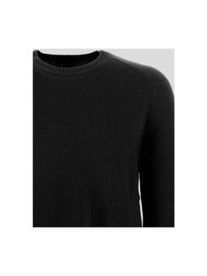 Jersey de punto de tela jersey con estampado de cachemira Hugo Boss negro