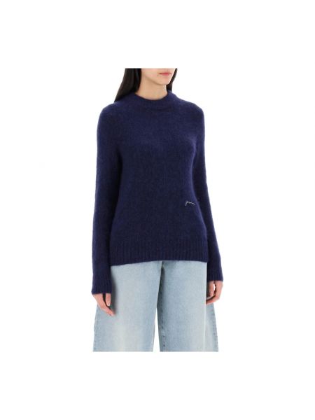 Niebieski sweter Ganni
