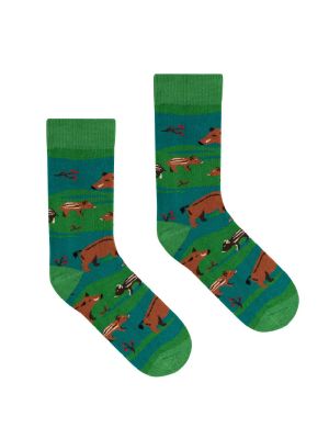 Ponožky Kabak zelená