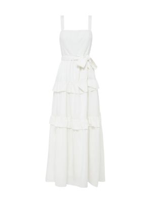 Μάξι φόρεμα Tussah λευκό