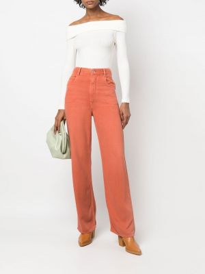 Straight jeans Marant Etoile orange