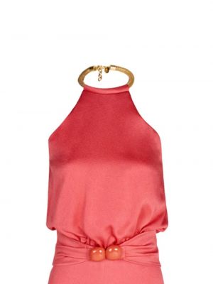 Laia lõikega pükskostüüm Silvia Tcherassi roosa