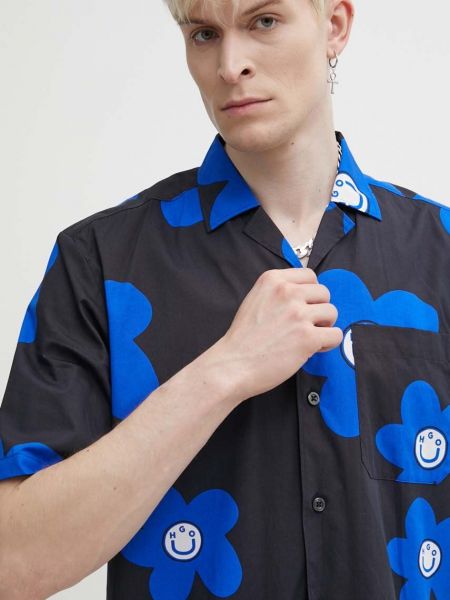 Bombažna srajca Hugo Blue
