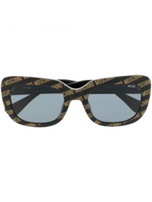 Слънчеви очила с принт Moschino Eyewear черно