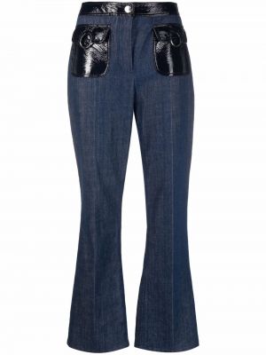 Flared jeans Boutique Moschino blå