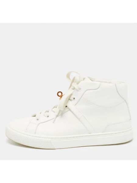 Sneakersy skórzane Hermès Vintage białe