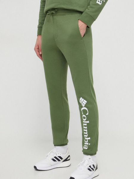 Панталон с принт Columbia зелено
