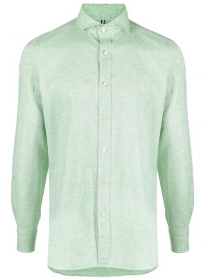 Ленена риза Borrelli зелено