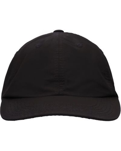 Haftowana czapka z daszkiem bawełniana Lownn czarna