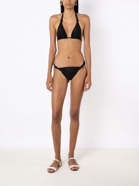 Bikini avec perles Adriana Degreas noir