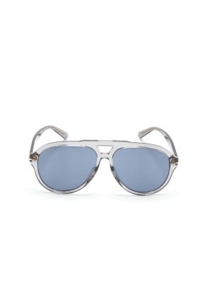Oversize слънчеви очила с принт Gucci Eyewear