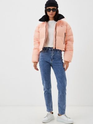 Джинсовая куртка Calvin Klein Jeans розовая
