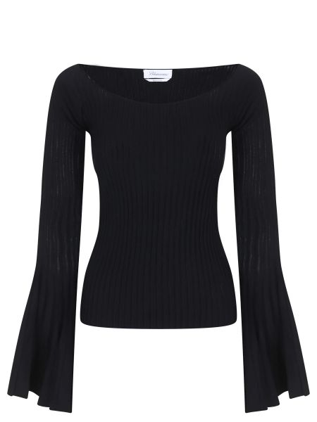 Шерстяной свитер Blumarine черный