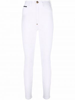 Skinny jeans Philipp Plein hvit