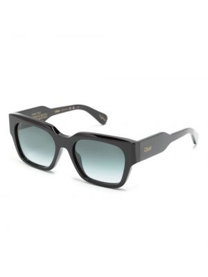 Okulary przeciwsłoneczne z nadrukiem Chloé Eyewear czarne