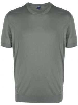 T-krekls ar apaļu kakla izgriezumu Fedeli zaļš