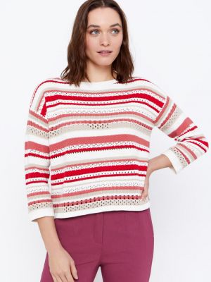 Длинный свитер Cortefiel красный