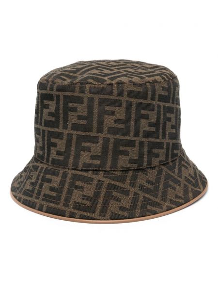 Pălărie de găleată Fendi maro