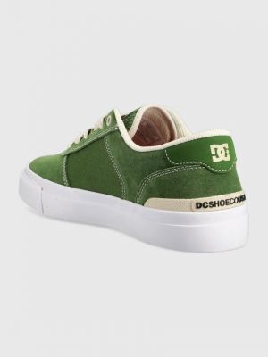 Pantofi din piele Dc verde