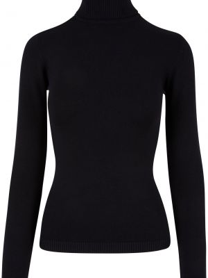 Плетен пуловер Urban Classics черно