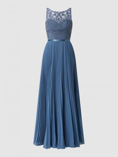 Sukienka na ramiączkach Luxuar niebieska